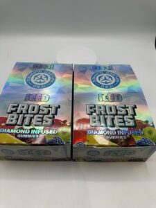 iced frost bites diamond infused gummies