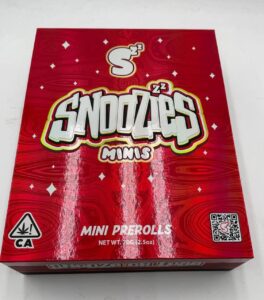 snoozies minis prerolls 3.5g per pack