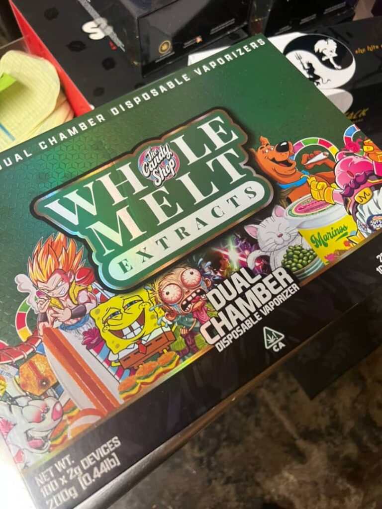 whole melt extracts x the candy shop edition 2g disposable