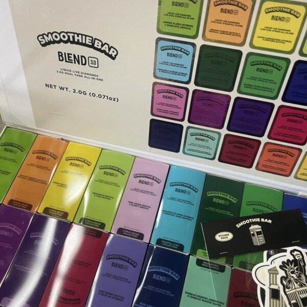 smoothie bar blend 3.0 dual strain 2g disposable