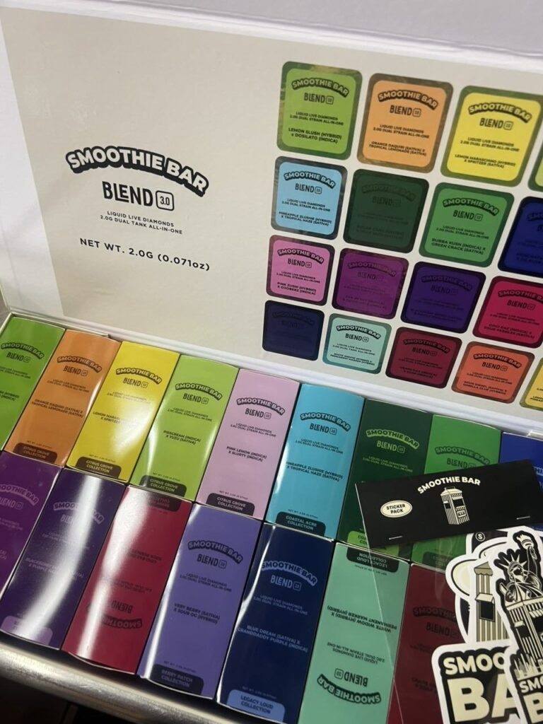 smoothie bar blend 3.0 dual strain 2g disposable