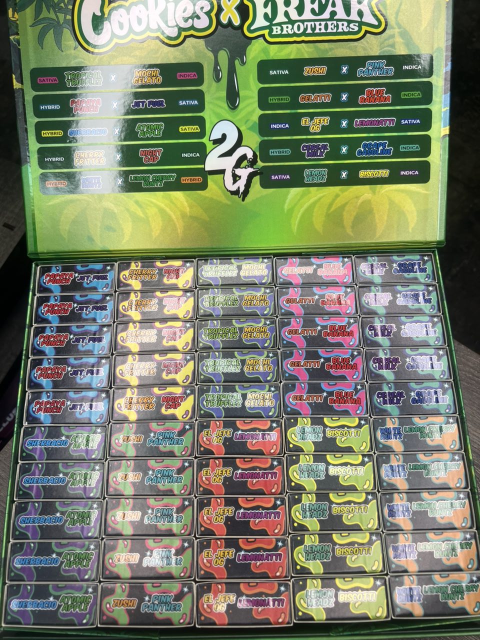 1000023581 cookies x the freak brothers 2g disposable