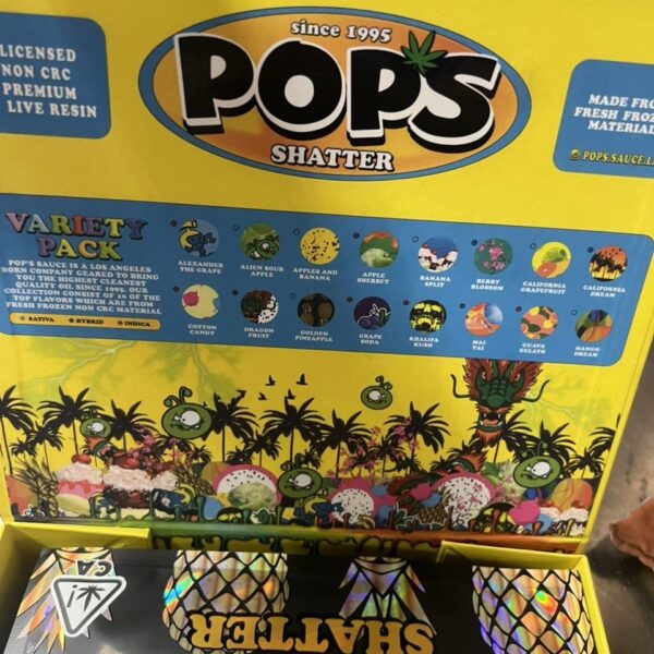 pop shatter slabs variety packs