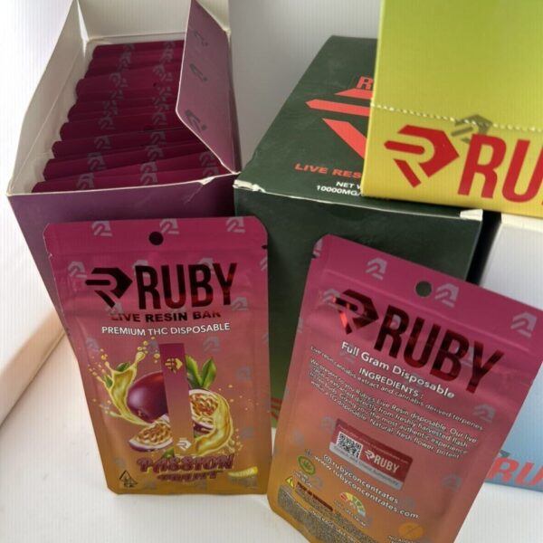 Ruby Live Resin Bar Premium THC 1G