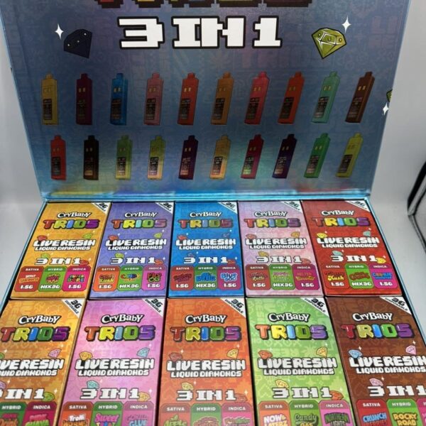 crybaby trios 3 in 1 disposable 3g