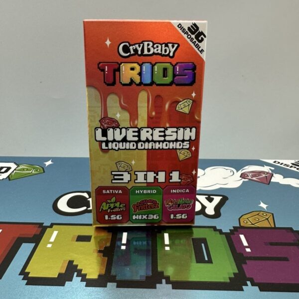 crybaby trios 3 in 1 disposable 3g