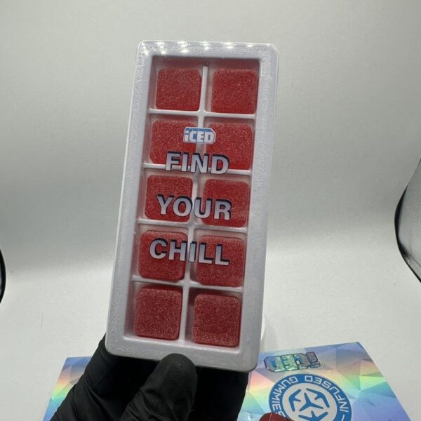 iced frost bites diamond infused gummies