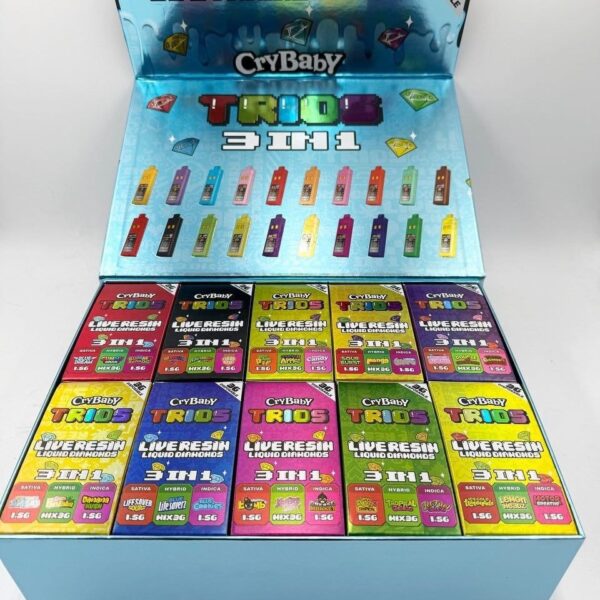 Cry Baby Trios 3G Disposable 3-in-1