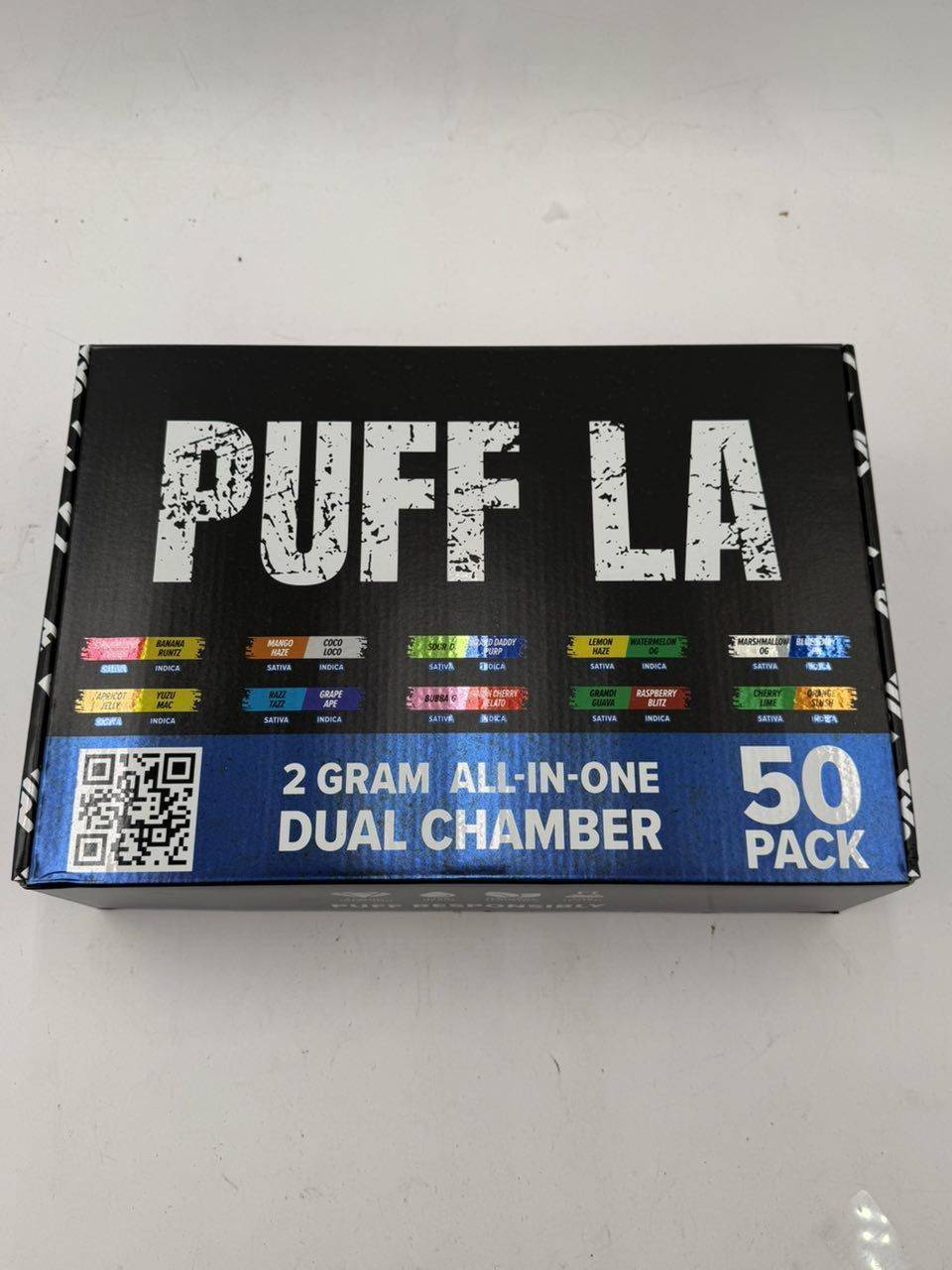 puff puff la dual chamber 2g disposable