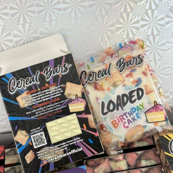 cereal bars loaded cannabis infused chocolate bars