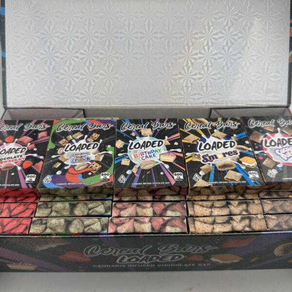 cereal bars loaded cannabis infused chocolate bars