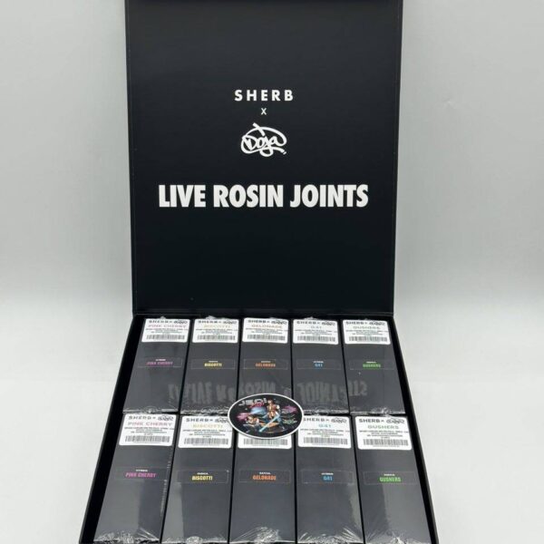 sherb x doja live rosin joints