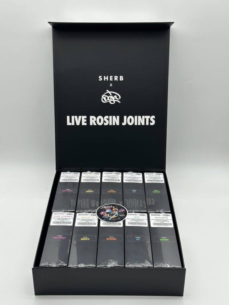 sherb x doja live rosin joints