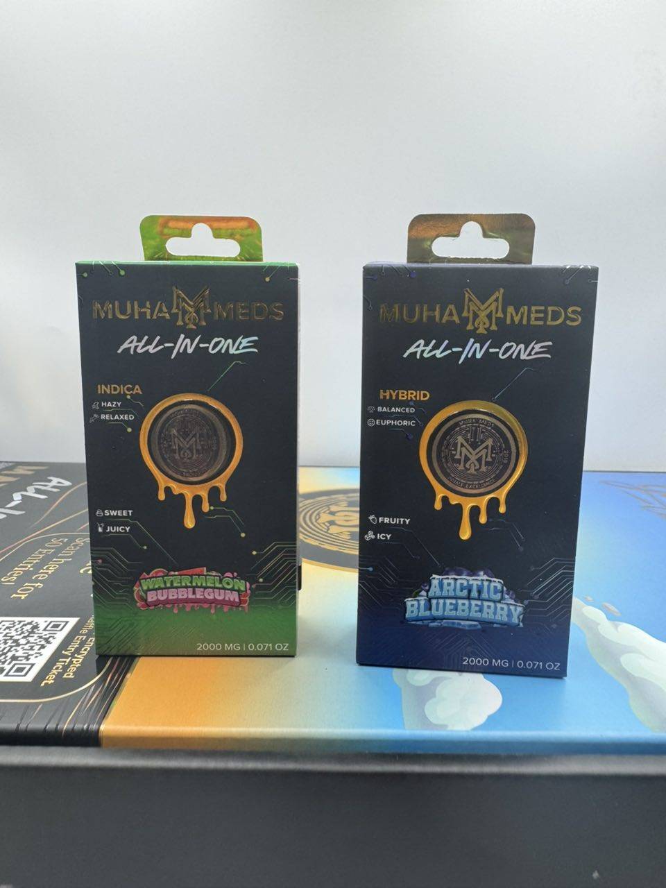 muha meds golden hour edition 2g disposable